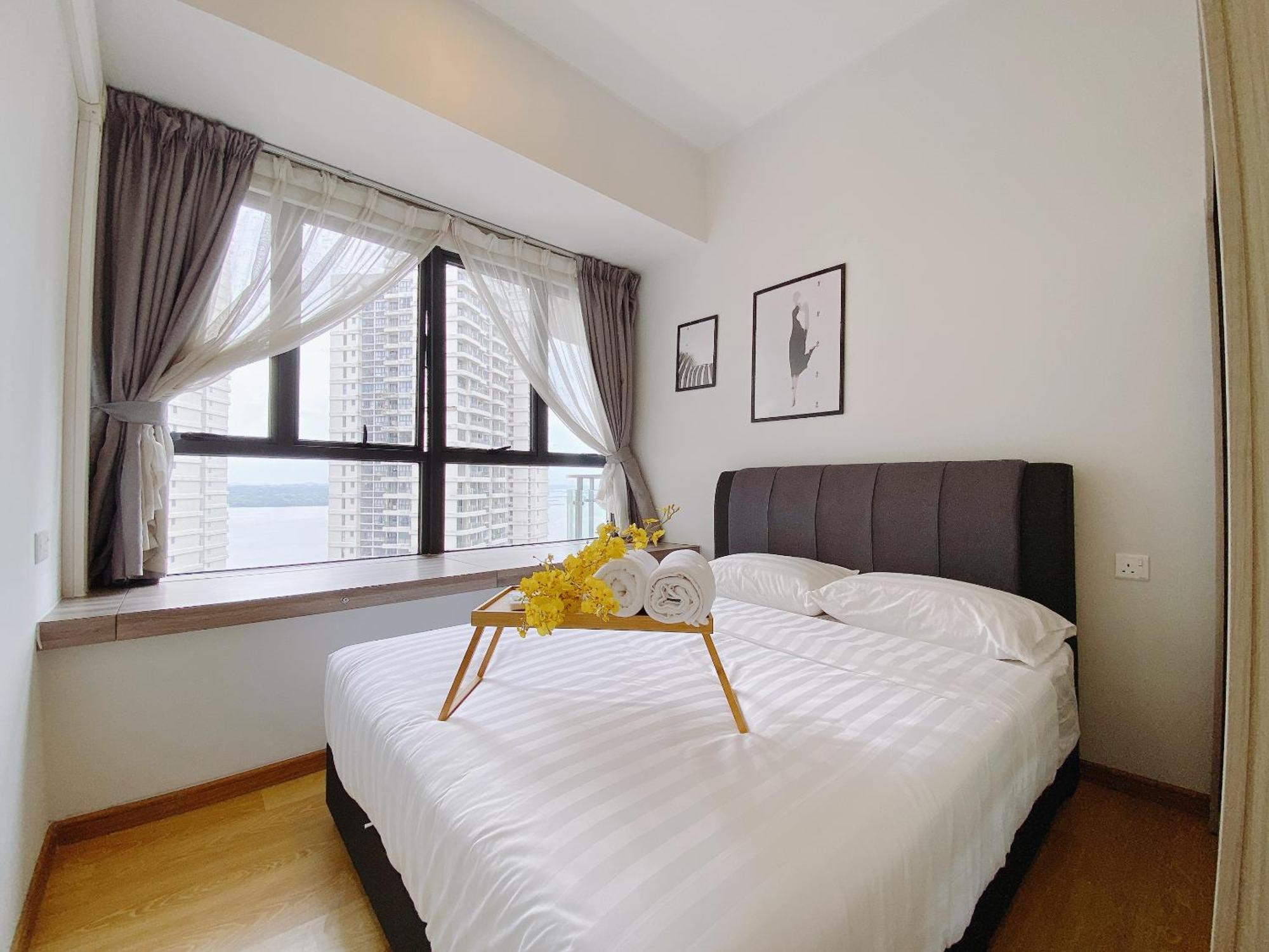 Country Garden Danga Bay By Lions Bay Apartman Johor Bahru Szoba fotó